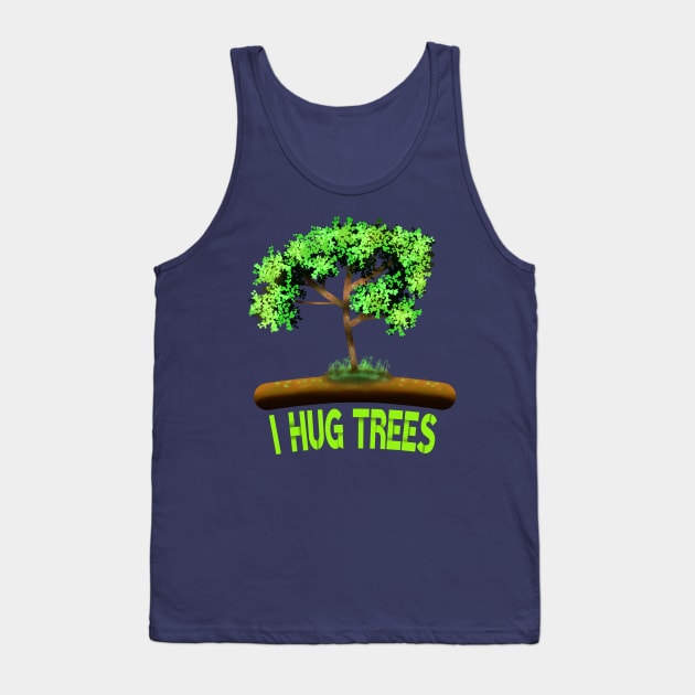 I Hug Trees Tank Top by MoMido